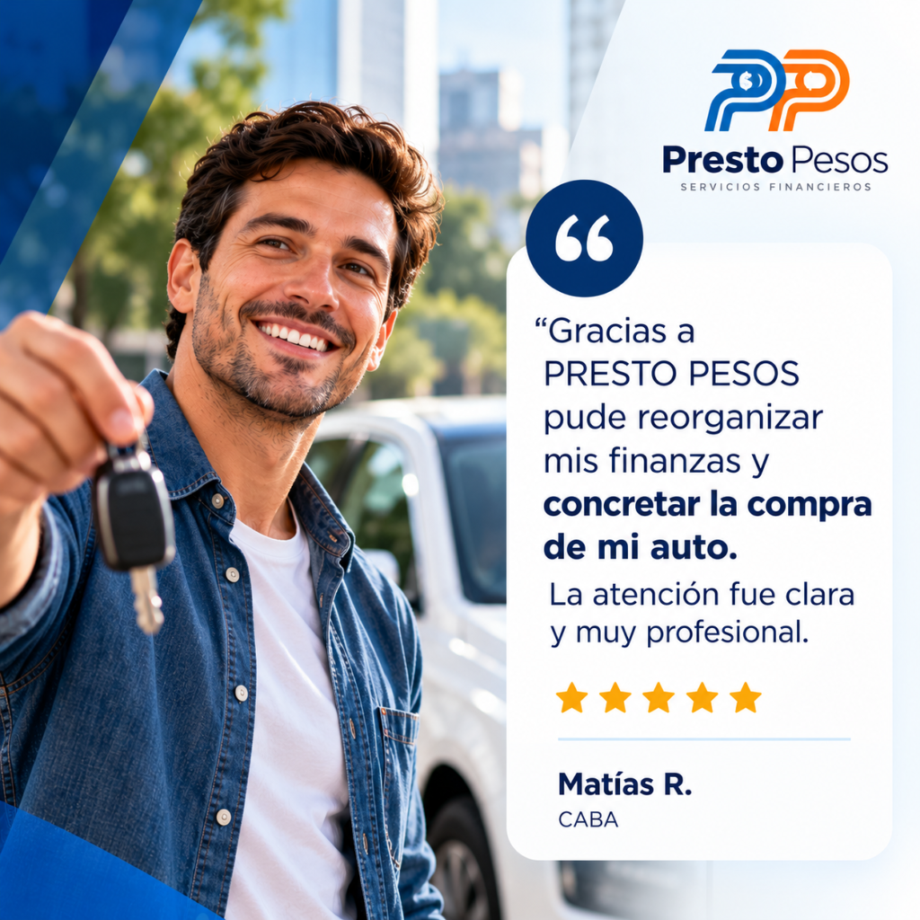 testimonio presto pesos mi nuevo auto