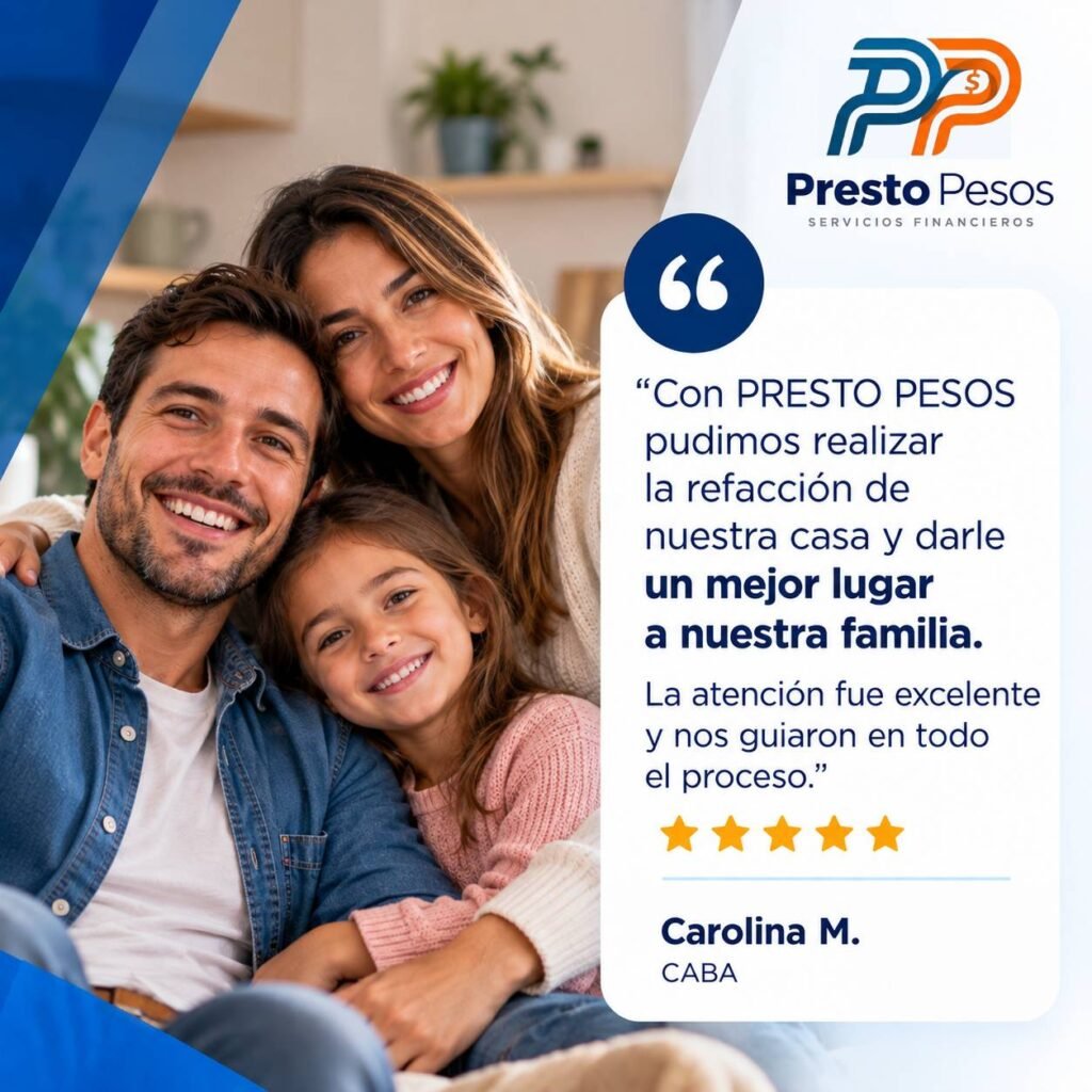 testimonio familiar de presto pesos